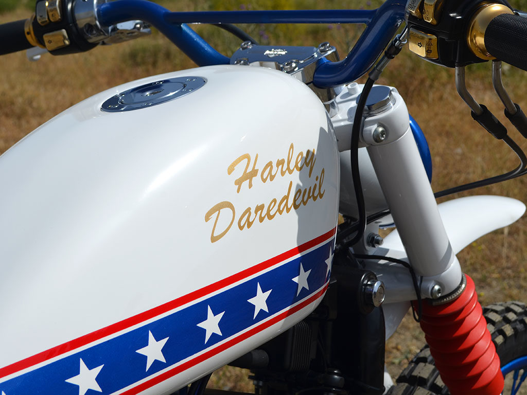 Daredevil, a scrambler custom motorcycle by Lord Drake Kustoms